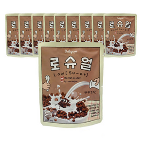 델리스푼 로슈얼 단백질 시리얼 카카오맛, 35g, 10개