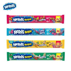 [Nerds Rope] 미국 네슬레 너드 로프 젤리 구미 크런치 4종 Nerds Rope Gummy Candy