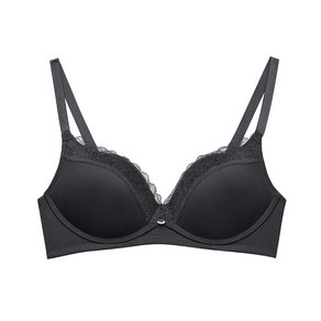 [Wonderbra] 원더브라 메쉬 레이스 노와이어 브라 블랙 WBWBR3N04T