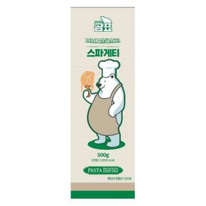 영동식품 곰표 스파게티면 500g 터키산 파스타 스파게티, 20개