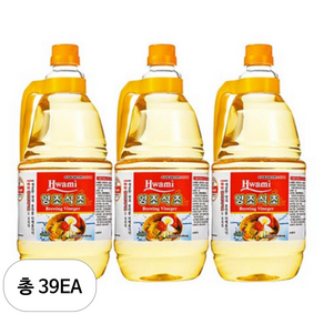 백앤 화미 양조식초, 1.8L, 39개