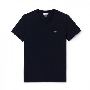 라코스테 남성 브이넥 반팔티셔츠 TH6710 Navy Blue