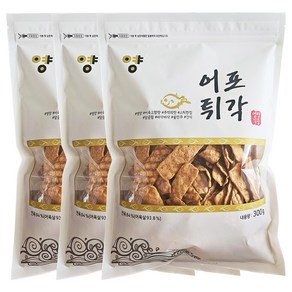 영양 어포튀각 어포튀김 스낵 간식 술안주, 300g, 3개