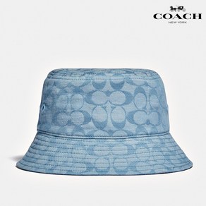 코치 시그니처 쳄브레이 버킷 모자 C4041 면세점 매장 상품 Chambay Bucket Hat