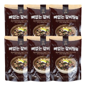 [하프클럽/온작]이영자 뼈없는 갈비탕(정) 900g x 6팩, 6개