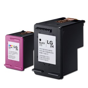 [대박토너] LG24 LG24XL LG25XL 대용량 LG재생잉크, LG24 1.5배_검정, 1개