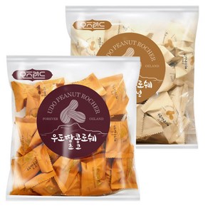 제주우도땅콩로쉐 오리지널210g+초코210g, 2개, 210g