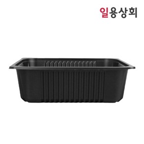 [ILYONG] 실링용기 JH 23197 2000ml 100개 검정, 1개