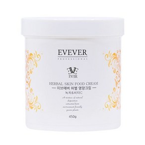 이브에버 허벌 녹차&비타C 영양크림 450g+마스크팩10장무료