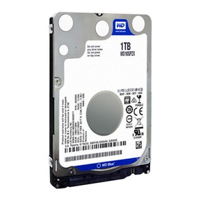 Westen Digital WD MOBILE BLUE 노트북용 HDD, WD10SPZX-00Z10T0, 1TB