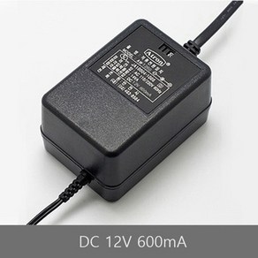 DC 12V 600mA 직류전원장치 안전사 AC/DC Adapte, 1개