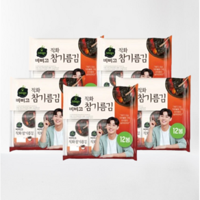 CJ 명가 직화구이김 4.5g x 12 x 5