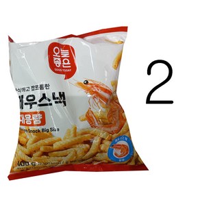 오늘좋은 새우스낵 대용량 (400G), 2개, 400g