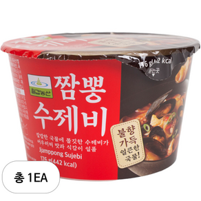 칠갑농산 짬뽕 수제비, 176g, 1개