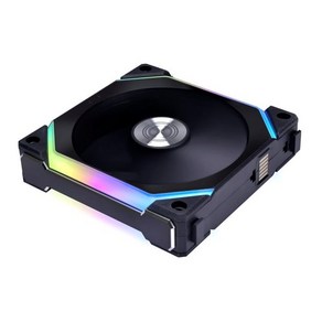 Lian Li UNI 선풍기 SL120 V2 RGB 화이트 싱글팩 컨트롤러 없음 3팩 전용 호환 UFSL120 V21W, 120mm Single Pack  Black, 1개