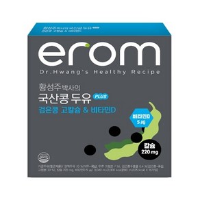 황성주 국산콩 두유 검은콩 고칼슘 & 비타민D, 32개, 190ml