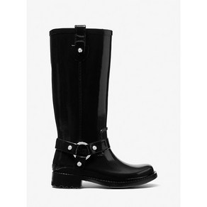 MICHAEL KORS Stomy Rubbe Knee Rain Boot 40F2STFB5Q Black