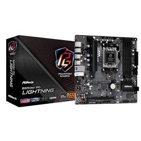 ASRock B650E PG-ITX WiFi AMD 라이젠 7000 시리즈 CPU호환 B650 미니 ITX 마더보드 109638, B650M PG 라이트닝, 1개