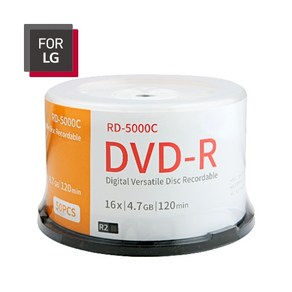 LG)DVD-R 50P 공dvd, 단일 모델명/품번