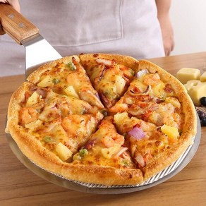 베이킹 스텐 피자삽(25.5cm) 피자서빙 커팅보드, 1개