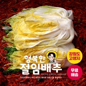 강원도 행복한 절임배추 고랭지 절임배추 김장배추 (필수정보란에 도착희망일을적어주시면 꼭 맞춰 보내드립니다), 주문제작, 1박스, 10kg
