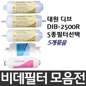 대원 디브 DIB-2500R 비데필터호환 5개묶음 선택형