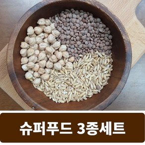 농랑부랑 슈퍼푸드 3종세트 병아리콩 렌틸콩 귀리 3종 2.1kg, 병아리콩700g+렌틸콩700g+귀리 700g, 1개