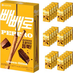 빼빼로 초코필드, 53g, 40개