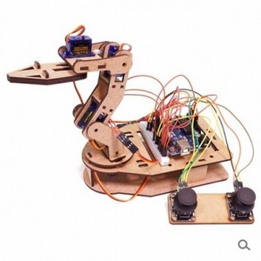 이엘사이언스 아두이노 집게 로봇팔 (아두이노 보드미포함), 1개
