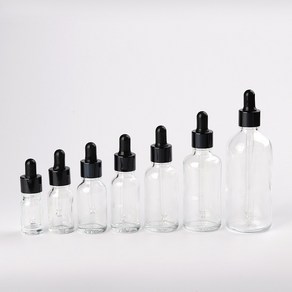 블랙유광 5ml 스포이드 투명 공병 유리 다양 용기, 23. 블랙 잠금캡 10ml (투명), 1개