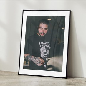 포스트말론 Post Malone 힙합 인테리어포스터 사진액자 포스터액자 19, A4 사이즈(210x297mm), A4포스터만 구매