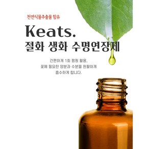 Keats 단한번 펌핑 꽃 수명연장제 250ml 절화 생화 모든꽃 보존제 오아시스 플로라라이프 식물영양제