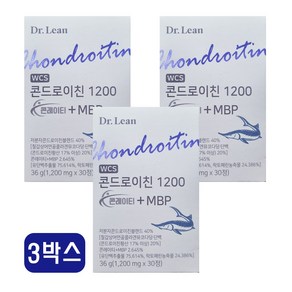 닥터린 콘드로이친 1200 콘레이티 MBP 1200mg x 30정 3박스