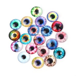 20pcs 유리 인형 눈 DIY 공예 동물 눈 보석 액세서리 10 / 16 / 20mm