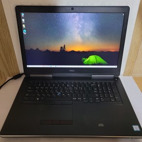 노트북 (모바일 워크스테이션) DELL PRECISION 7720 I7-7820(배터리없음), WIN10 Po, 32GB, 500GB, 코어i7, 블랙