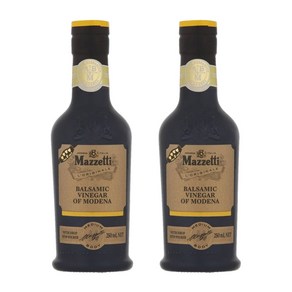 마제티 모데나 발사믹식초 골드라벨 250ml 2병 Mazzetti Balsamic Vinega Modena Gold Label, 2개