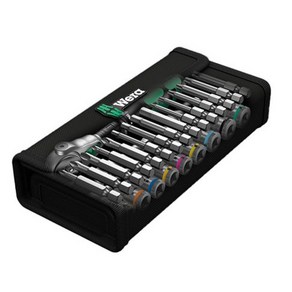 WERA 베라 8100 SA 9 Zyklop 스피드 라쳇 세트 14 드라이브 인치 타입 28pcs 004019 툴메이커, 1개