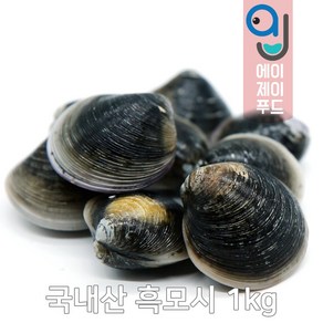 살아있는 자연산 모시조개 500g 1kg (백모시 흑모시 가무락 봉골레파스타 조개탕 조개육수), 선택06. 흑모시(국내산) 1kg, 1개