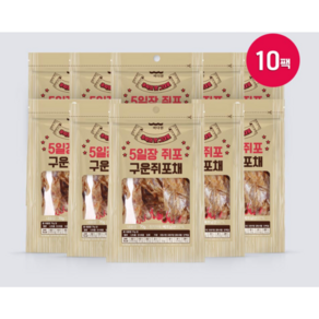 바다원 5일장 구운쥐포채 70gX10팩[34710441], 10개