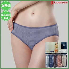 제임스딘 베이직 여성 텐셀 데일리 미디 5매입 요일팬티 JHWPZ080