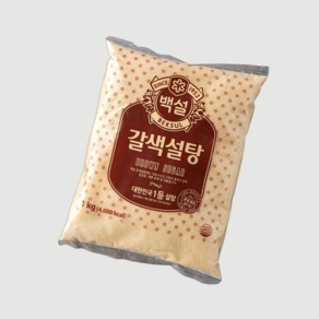 백설 갈색설탕 달콤한 (중백당) 1kg, 1개