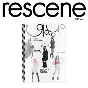 [CD] RESCENE (리센느) - 미니앨범 2집 : Glow Up [ME VER.] : 포토북 + 포토카드 1종 랜덤 + 양면 포토카드 1종 랜덤 + 유...