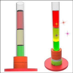 용액의 농도실험 설탕물 삼색탑(5인용)-LED형, 일반형