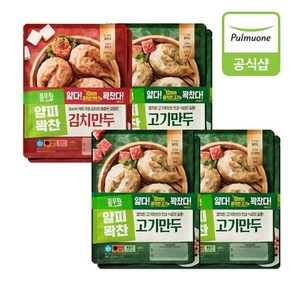 풀무원 [풀무원] 얇은피만두 400g 8개(고기6개+김치2개), 8개