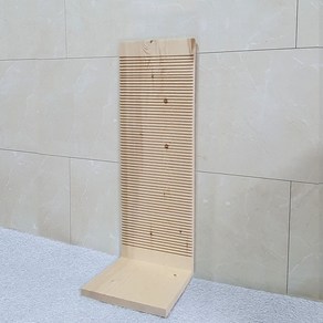 고양이 원목스크래쳐 수직스크래쳐 대형수직스크래쳐 (대형 중형), 중형(60cmx21cm), 1개, 베이지