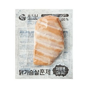 푸드원 맛닭 냉장 훈제 닭가슴살 저염분 100g 50개