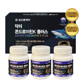 코오롱제약 닥터 콘드로이친K플러스 1000mg 3개월분, 90정, 1개