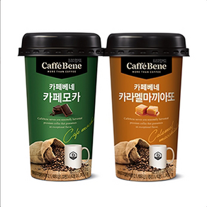 푸르밀 카페베네 200ml (카페모카10+카라멜마끼또10)무배, 1세트