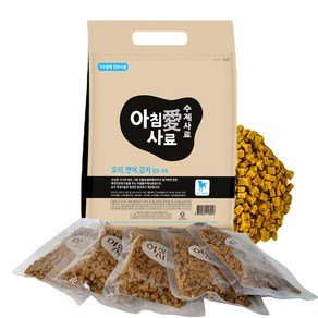 아침애사료 오리 연어 감자 3kg 수제사료, 1개