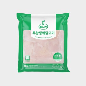 마니커 무항생제 닭가슴살 [냉장 1kg] 국내산 당일생산, 1개